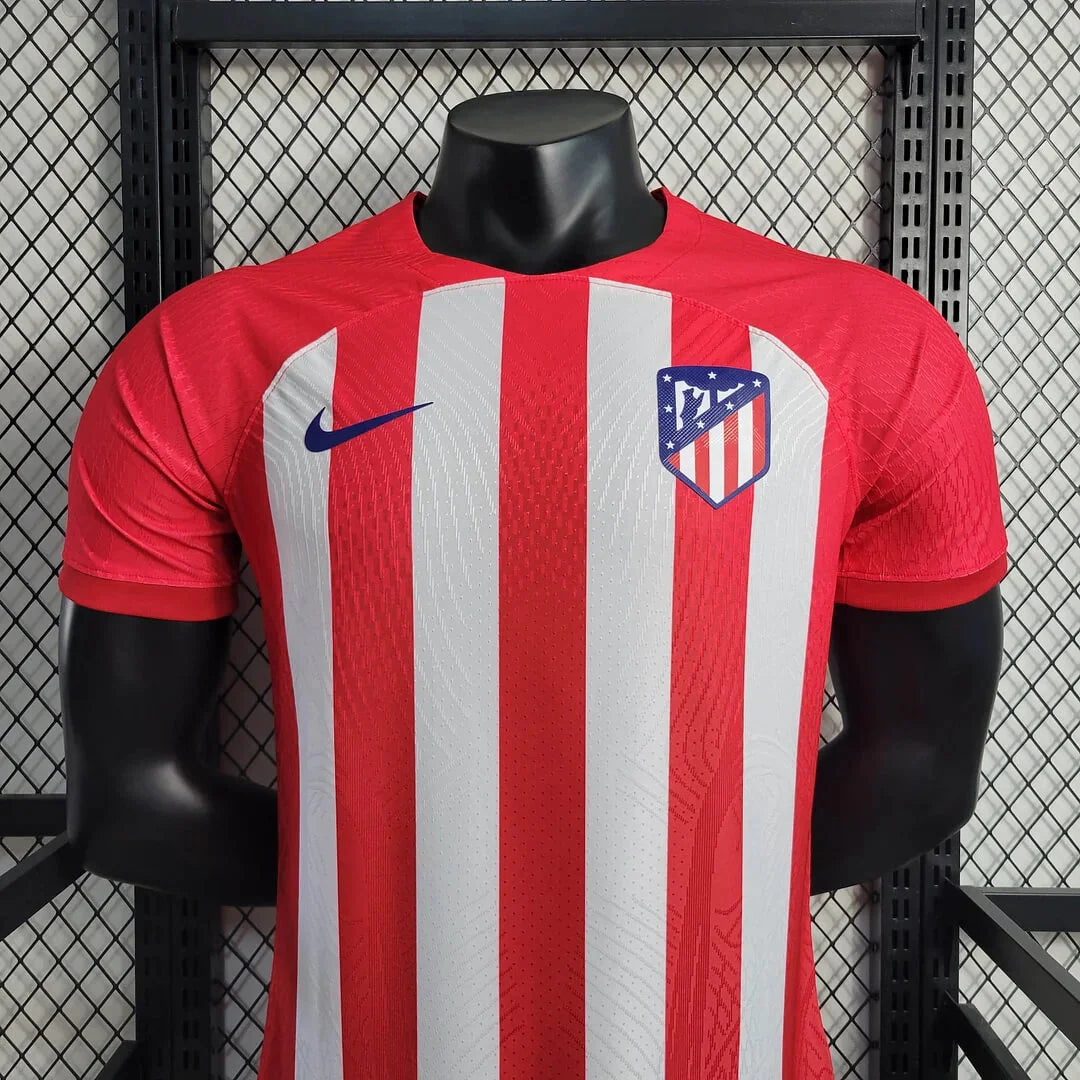 2023/2024 Atletico Madrid Home Football Shirt - Player Version