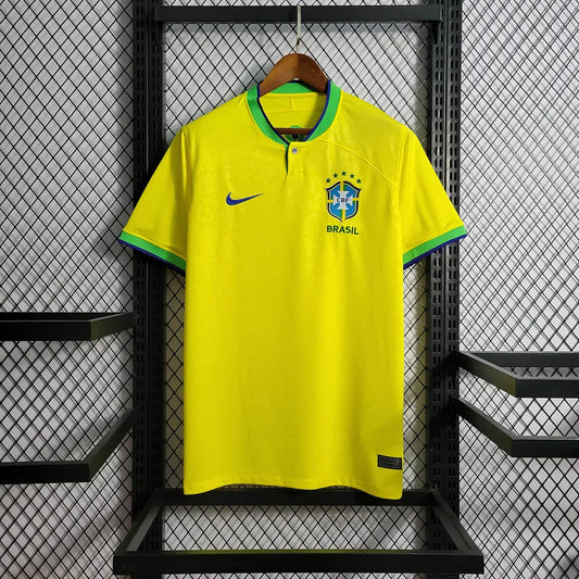 2022 World Cup Brazil Home Football Shirt