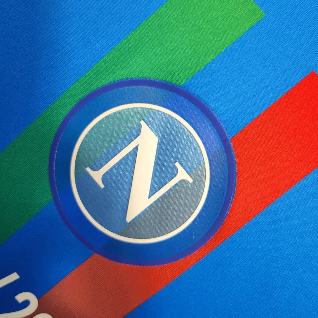 2023/2024 Napoli Soccer Commemorative Edition Blue Football Shirt