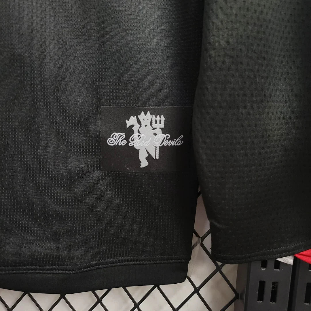 2007/2008 Retro Manchester United long Sleeve Away Football Shirt