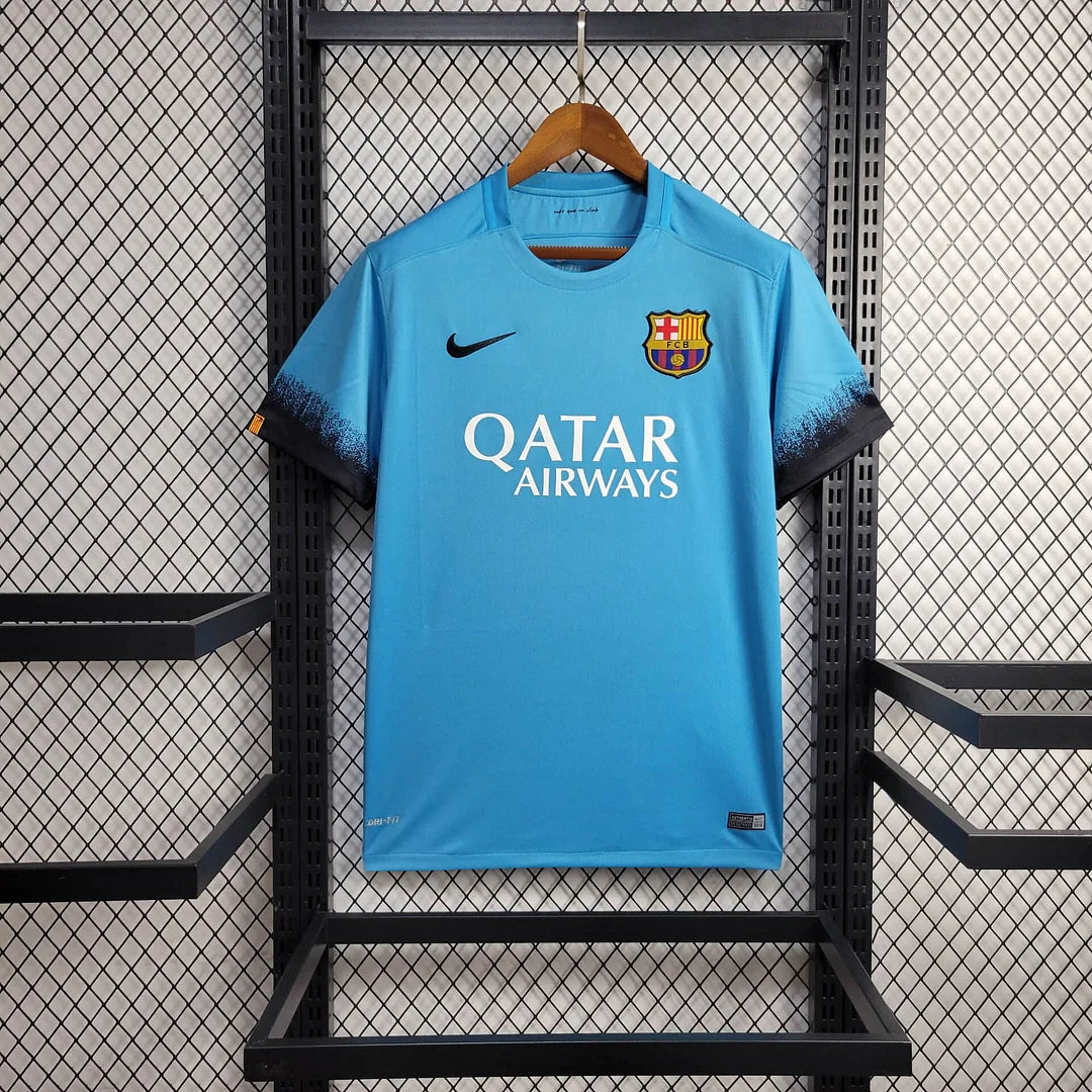 2015/2016 Retro Barcelona Third Away Football Shirt