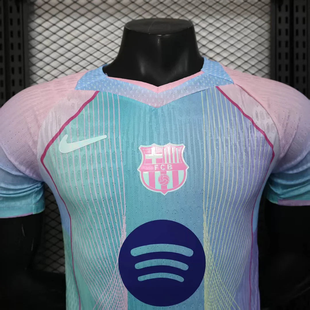 2025/2026 Barcelona Concept Pink Blue Gradient Football Shirt - Player Version