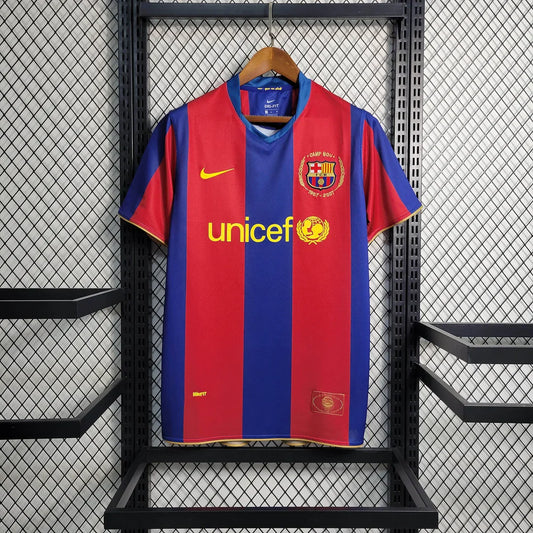 2007/2008 Retro Barcelona Home Football Shirt