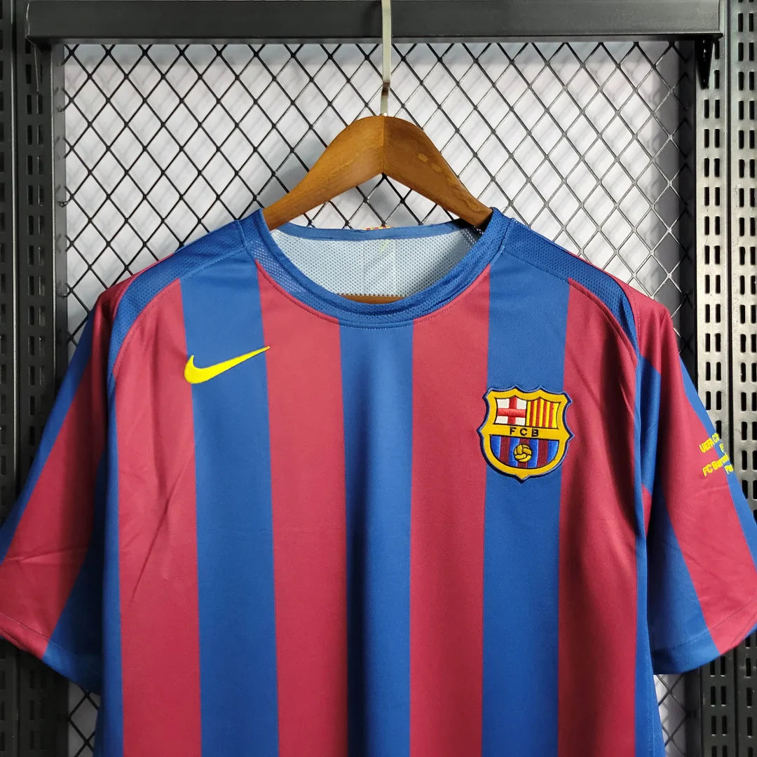 2005/2006 Retro Barcelona Home Football Shirt UEFA Champions League