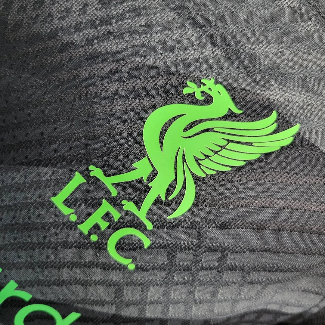 2023/2024 Liverpool Goalkeeper Black Football Shirt - Player Version