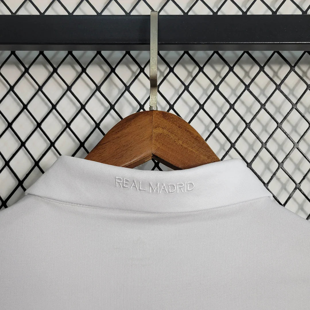 2016/2017 Retro Long Sleeve Real Madrid Home Football Shirt