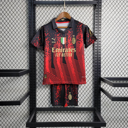 2022/2023 AC Milan Fourth Away Football Shirt Kids Size