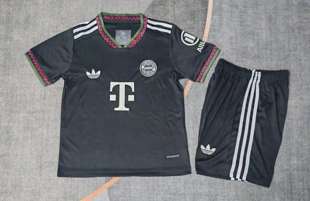 2025/2026 Bayern Munchen Third Away Football Shirt Kids Size