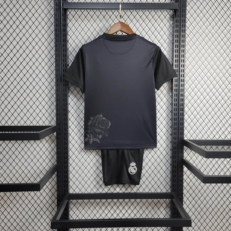 2024/2025 Real Madrid Y-3 Special Edition Black Football Shirt Kids Size