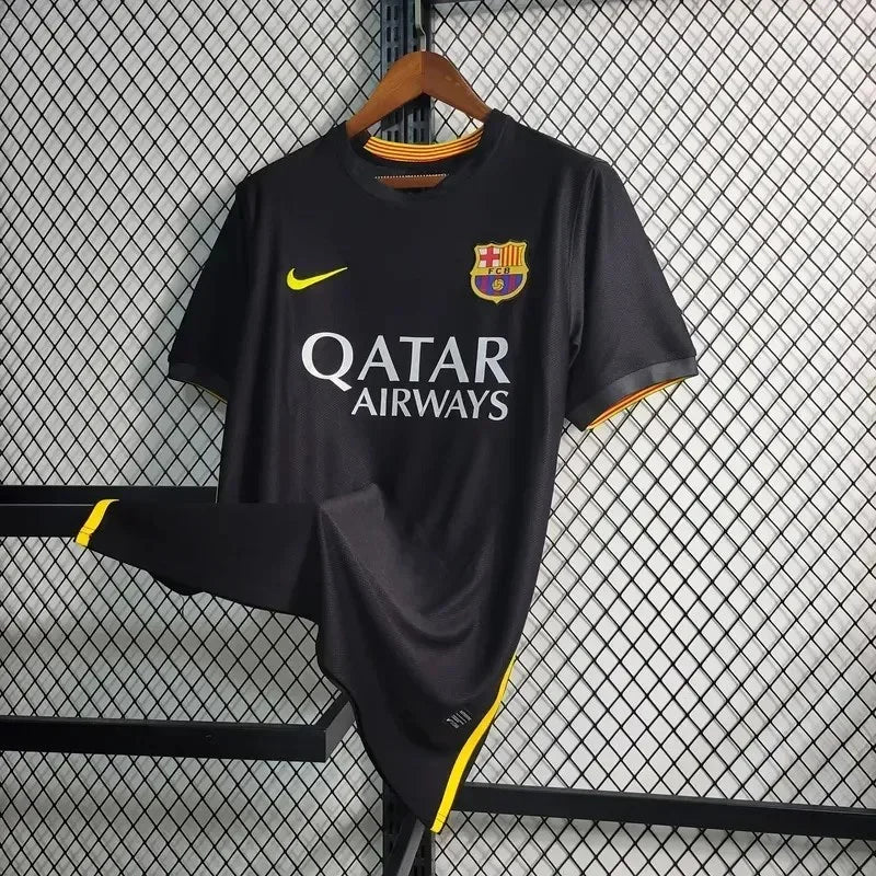 2013/2014 Retro Barcelona Black Football Shirt