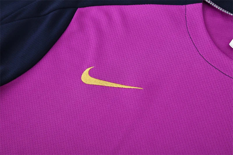 2025/2026 Barcelona Training Wear Purple Set Shirt