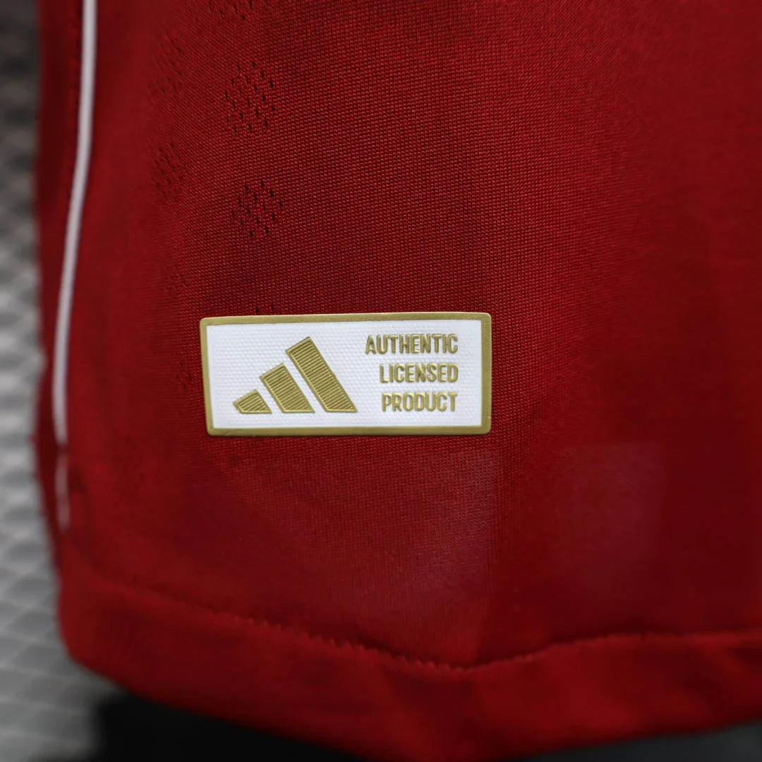 2025/2026 Player Version Long Sleeve Liverpool Home Football Shirt