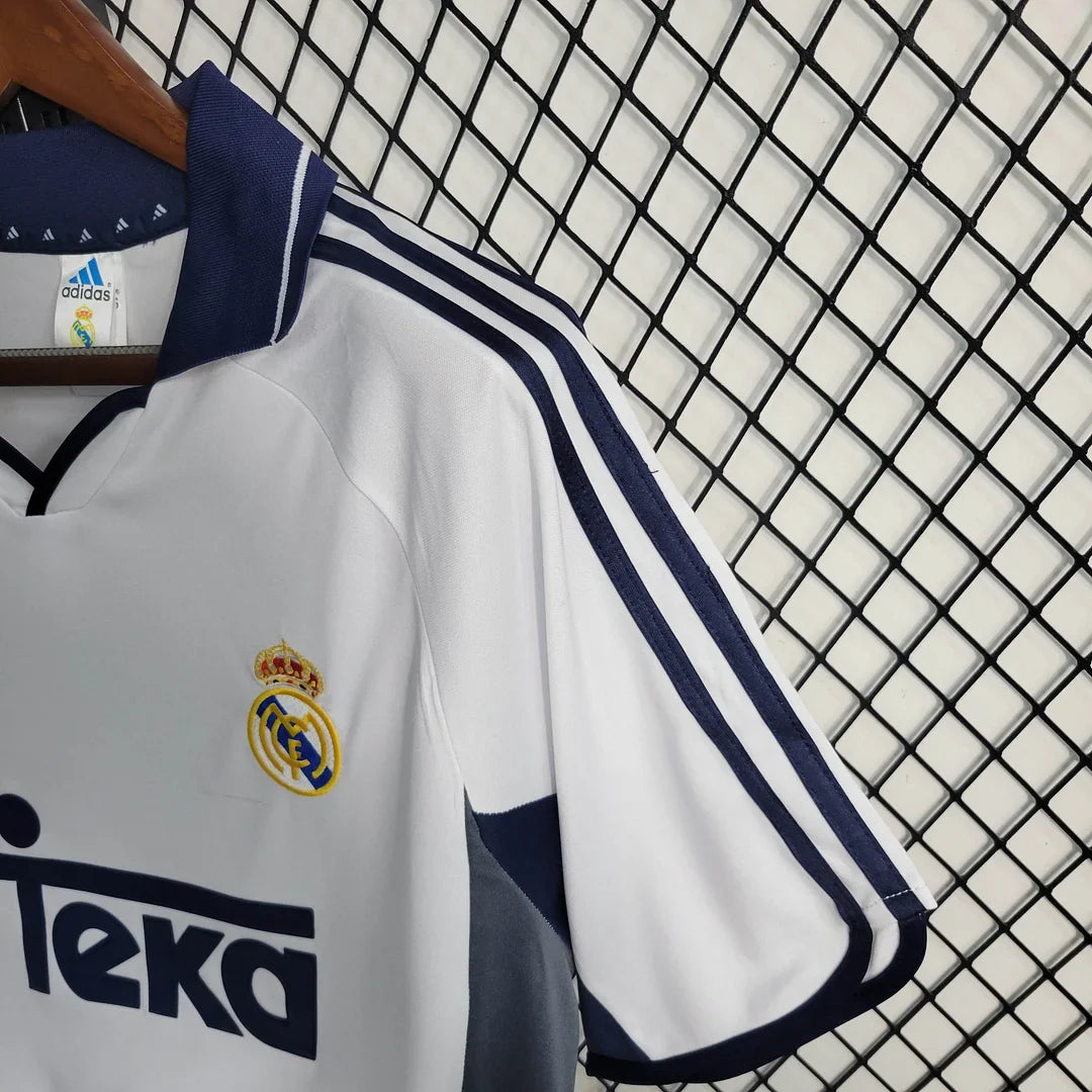 2000/2001 Retro Real Madrid Home Football Shirt