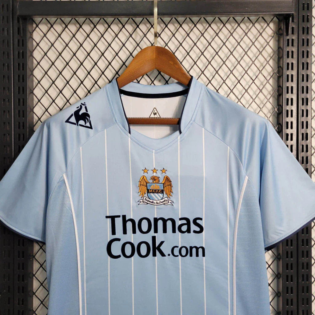 2007/2008 Retro Manchester City Home Football Shirt