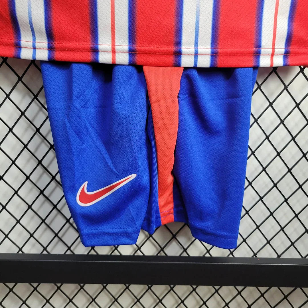 2024/2025 Atletico Madrid Home Football Shirt Kids Size