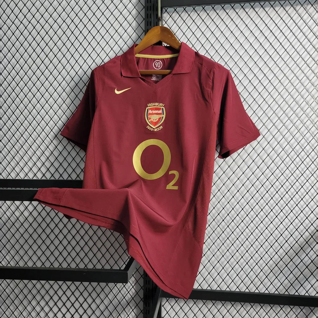 2005/2006 Retro Arsenal Home Football Shirt