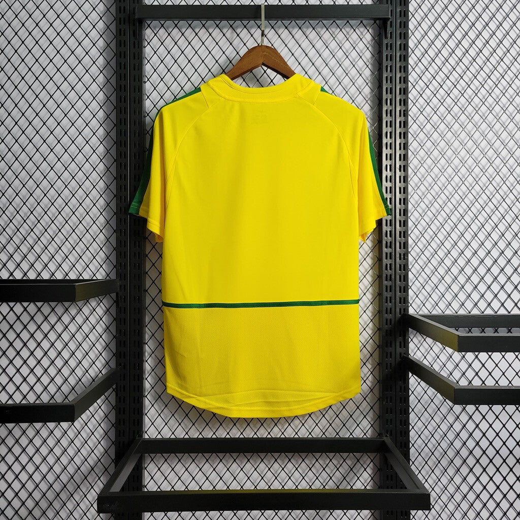 2002 Retro Brazil Home Football Shirt