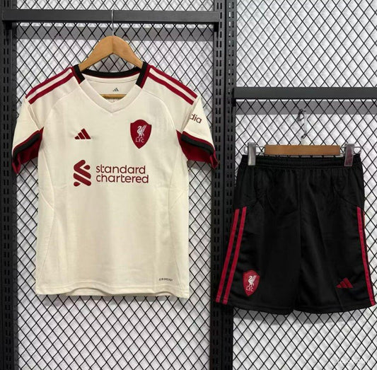 2025/2026 Liverpool Away Football Shirt Kids Size