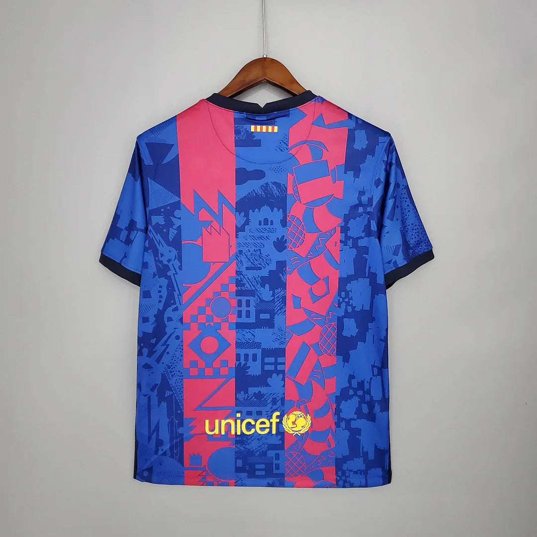 2021 / 2022 Retro Barcelona Football Third Kit Shirt