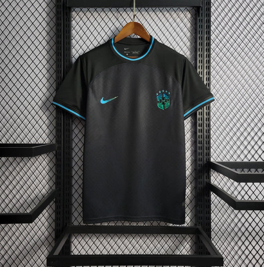 Brazil 2024 Blackout Football Shirt