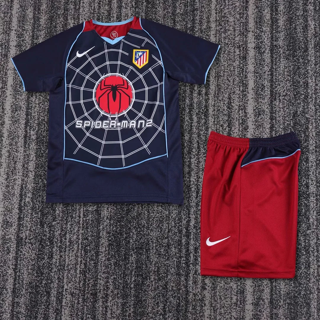 2004/2005 Retro Atletico Madrid Away Football Shirt Kids Size
