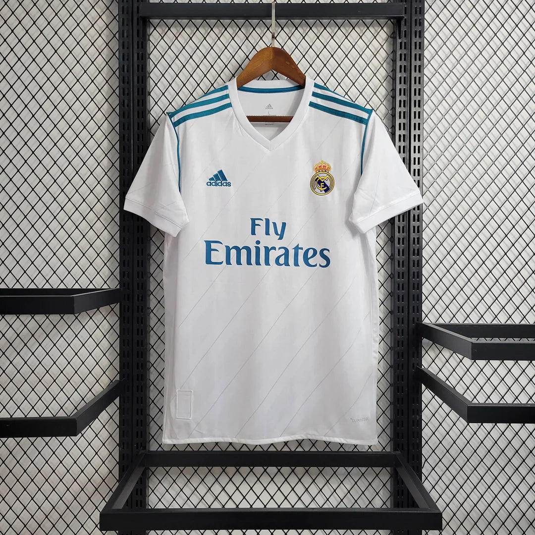 2017/2018 Retro Real Madrid Home Football Shirt