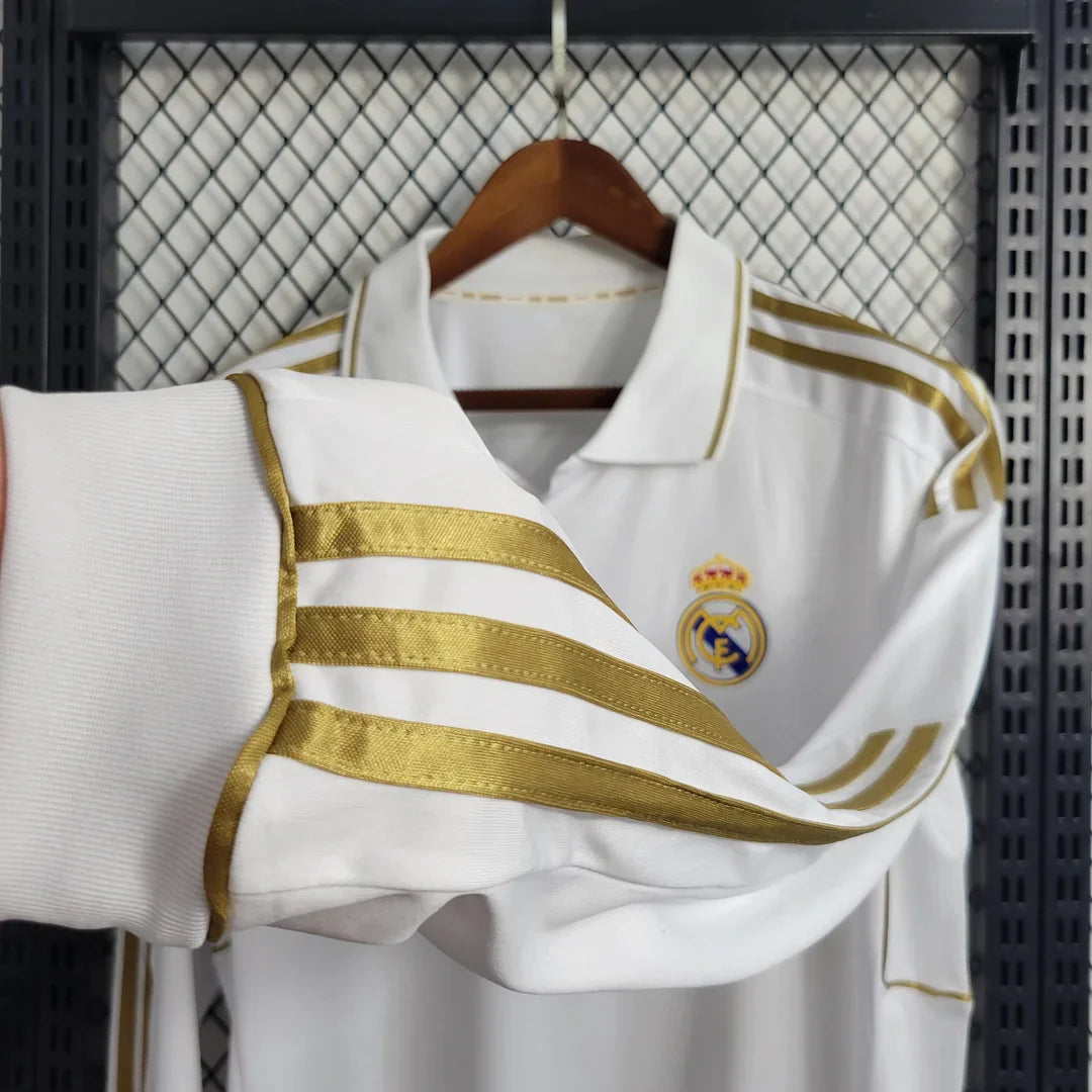 2011/2012 Retro Long Sleeve Real Madrid Home Football Shirt