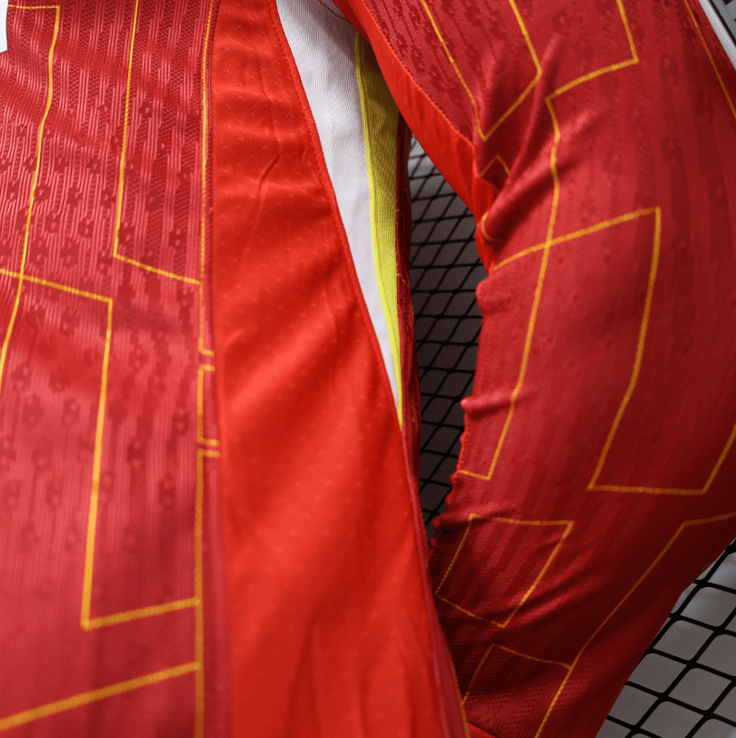 2024/2025 Long Sleeve Player Version Liverpool Home Football Shirt