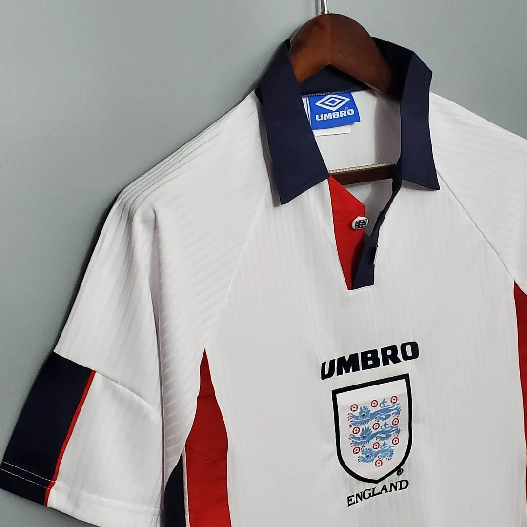1998 Retro England Home Football Shirt
