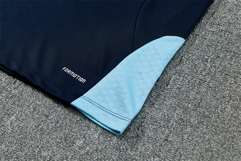 2026/2027 Argentina Half-Pull  Blue Tracksuit