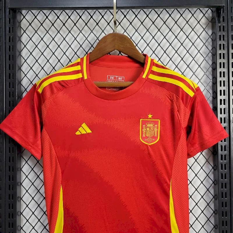 2024 Spain Home Football Shirt Kids Size