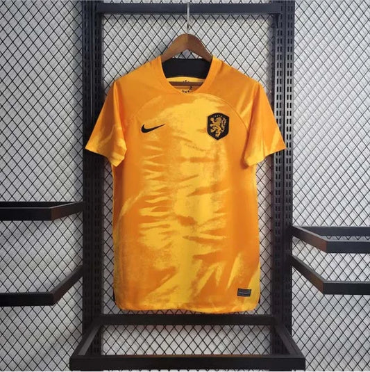 2022 FIFA World Cup Netherlands National Team Home Football Shirt