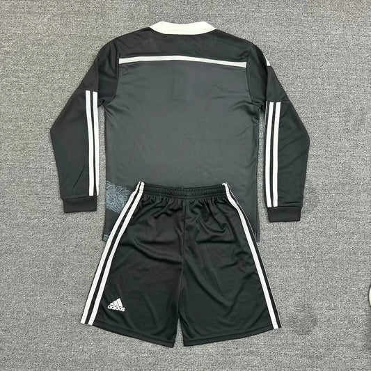 2014/2015 Retro Long Sleeve Real Madrid Third Away Football Shirt Kids Size