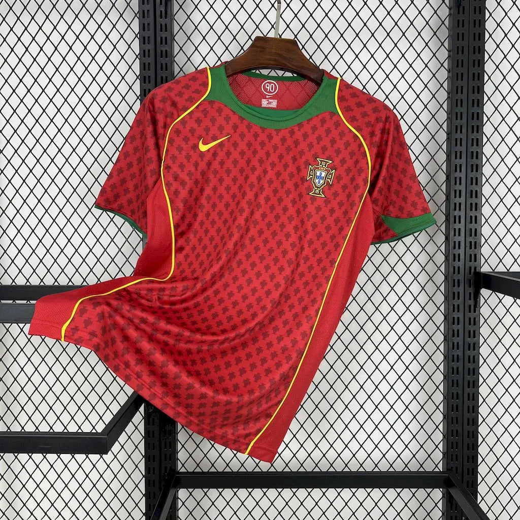 2004 Retro Portugal Home Football Shirt