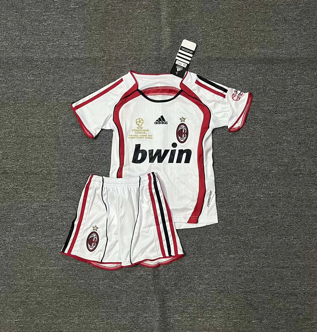 2006/2007 Retro AC Milan Away Football Shirt Kids Size
