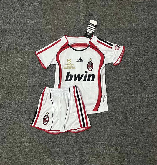 2006/2007 Retro AC Milan Away Football Shirt Kids Size