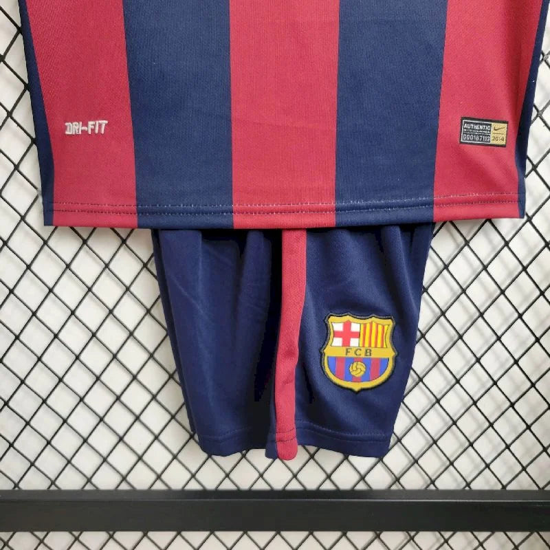 2014/2015 Retro Barcelona Home Football Shirt Kids Size