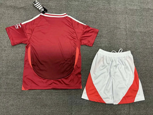 2024/2025 Manchester United Home Football Shirt Kids Size