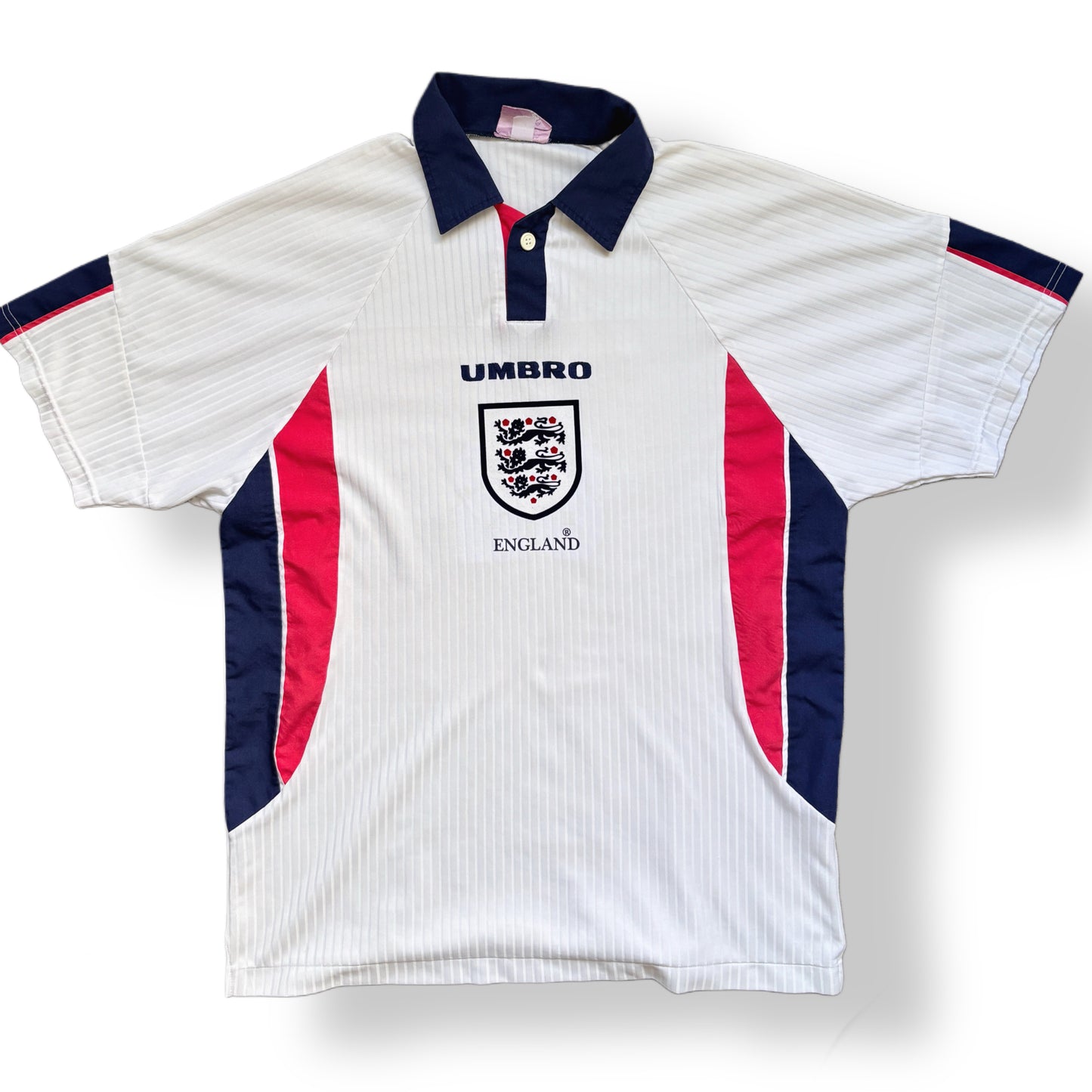 1998 Retro England Home Football Shirt