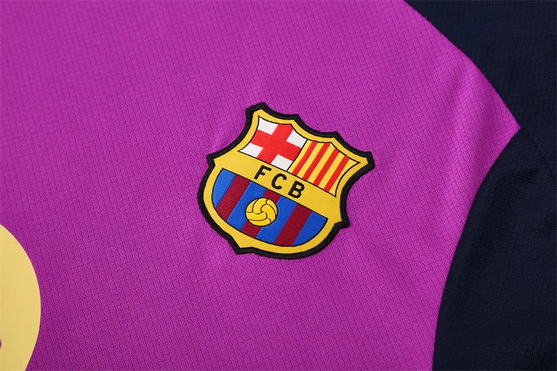 2025/2026 Barcelona Training Wear Purple Set Shirt