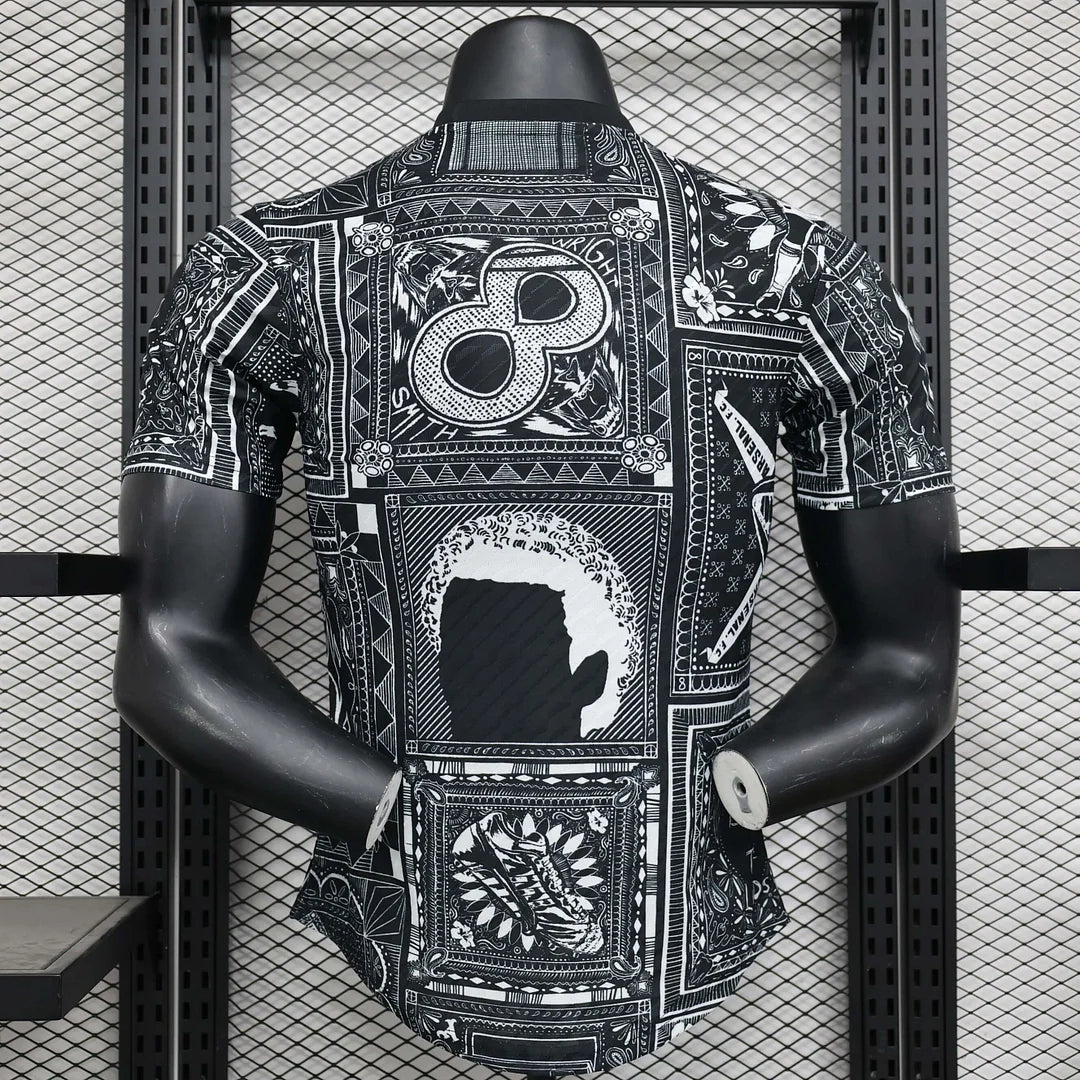 2024/2025 Arsenal Black pre-match Football Shirt - Player Version