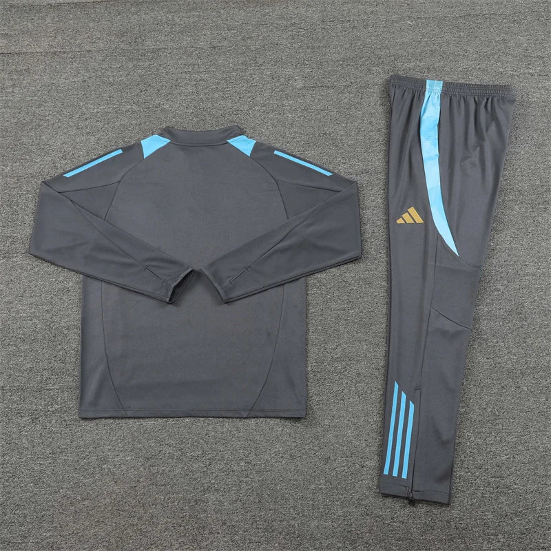 2024 Argentina Half-Pull Grey Tracksuit