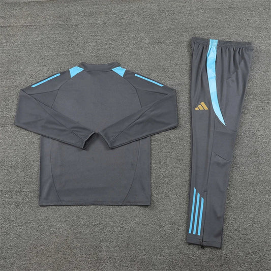 2024 Argentina Half-Pull Grey Tracksuit