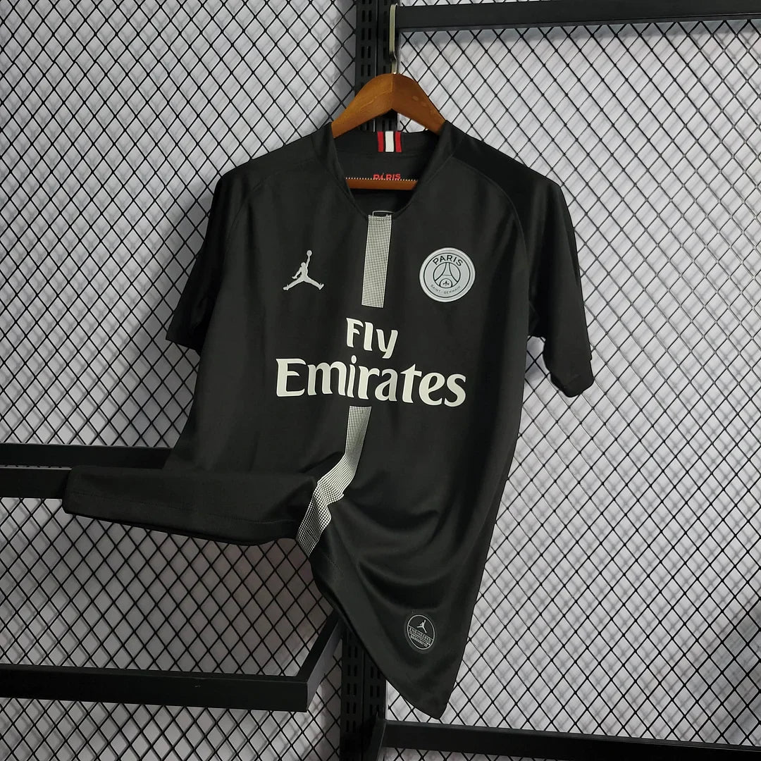 2018/2019 Retro Psg Paris Saint-Germain Black Football Shirt