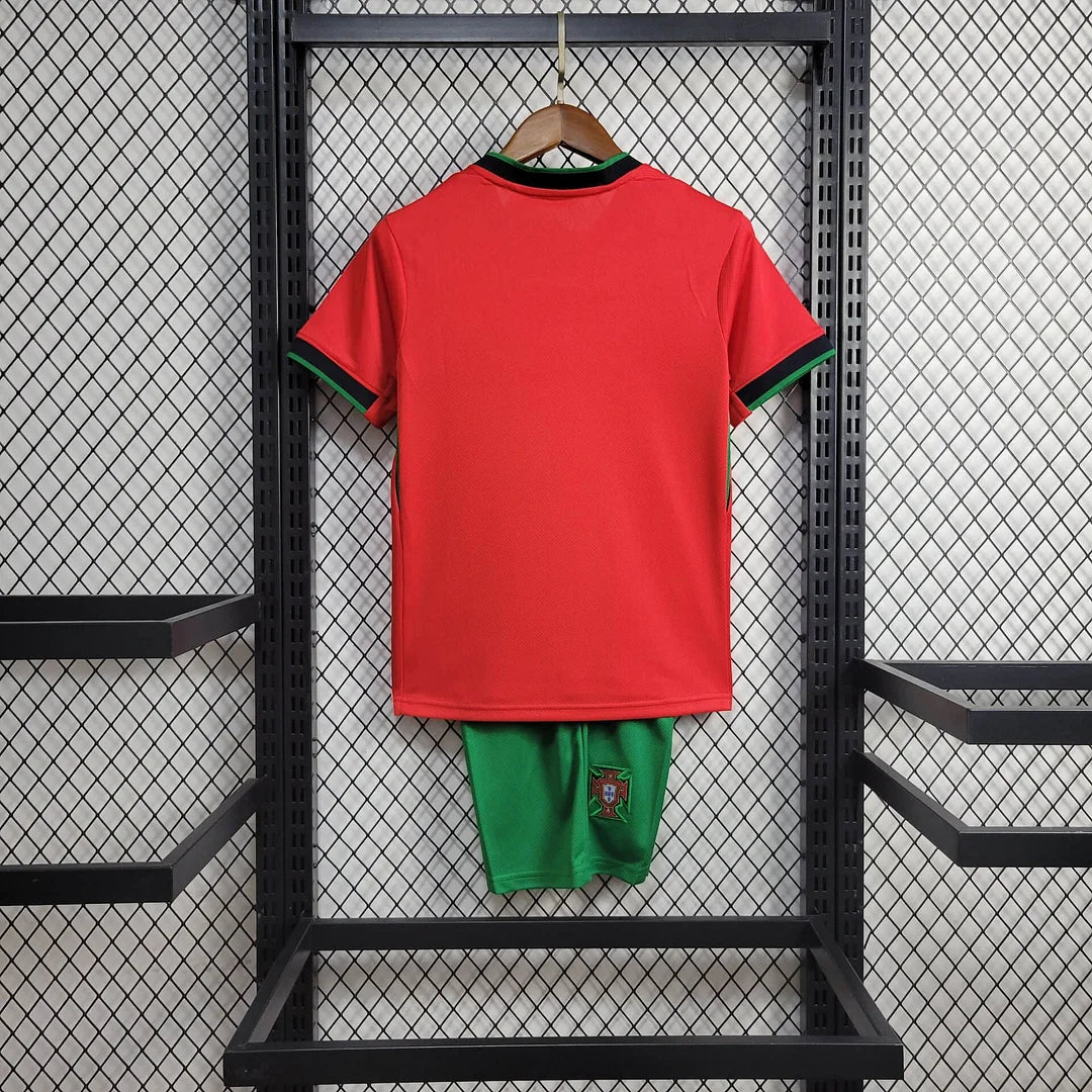 2024 Portugal Home Football Shirt Kids Size