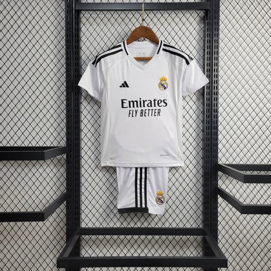 2024/2025 Real Madrid Home Football Shirt Kids Size