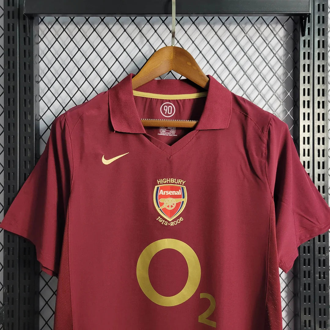 2005/2006 Retro Arsenal Home Football Shirt