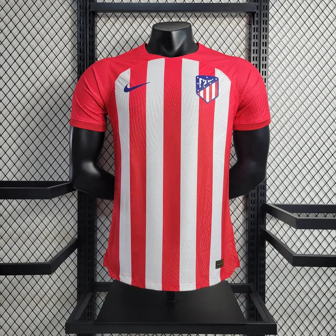 2023/2024 Atletico Madrid Home Football Shirt - Player Version
