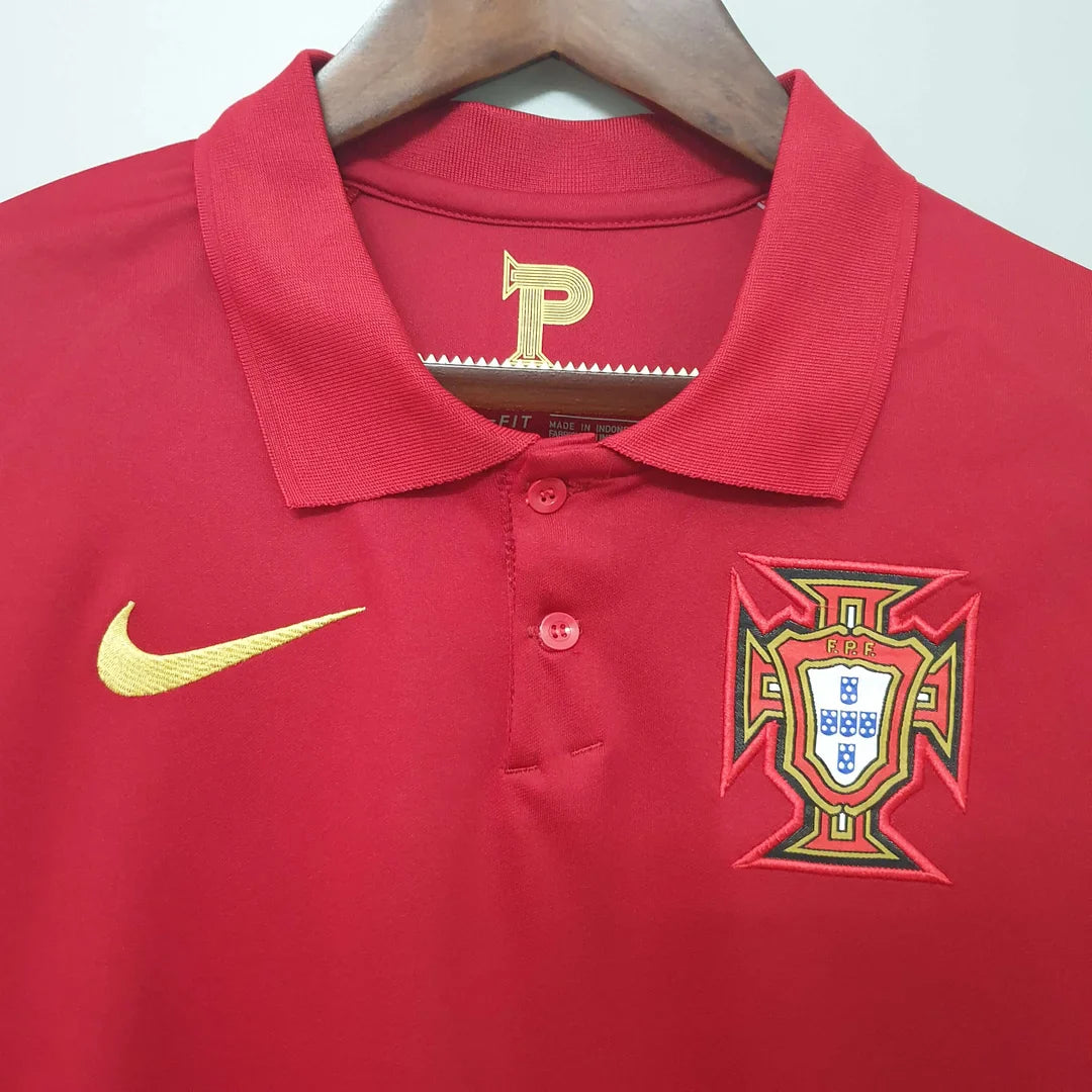 2020 Portugal Red Home Football Shirt