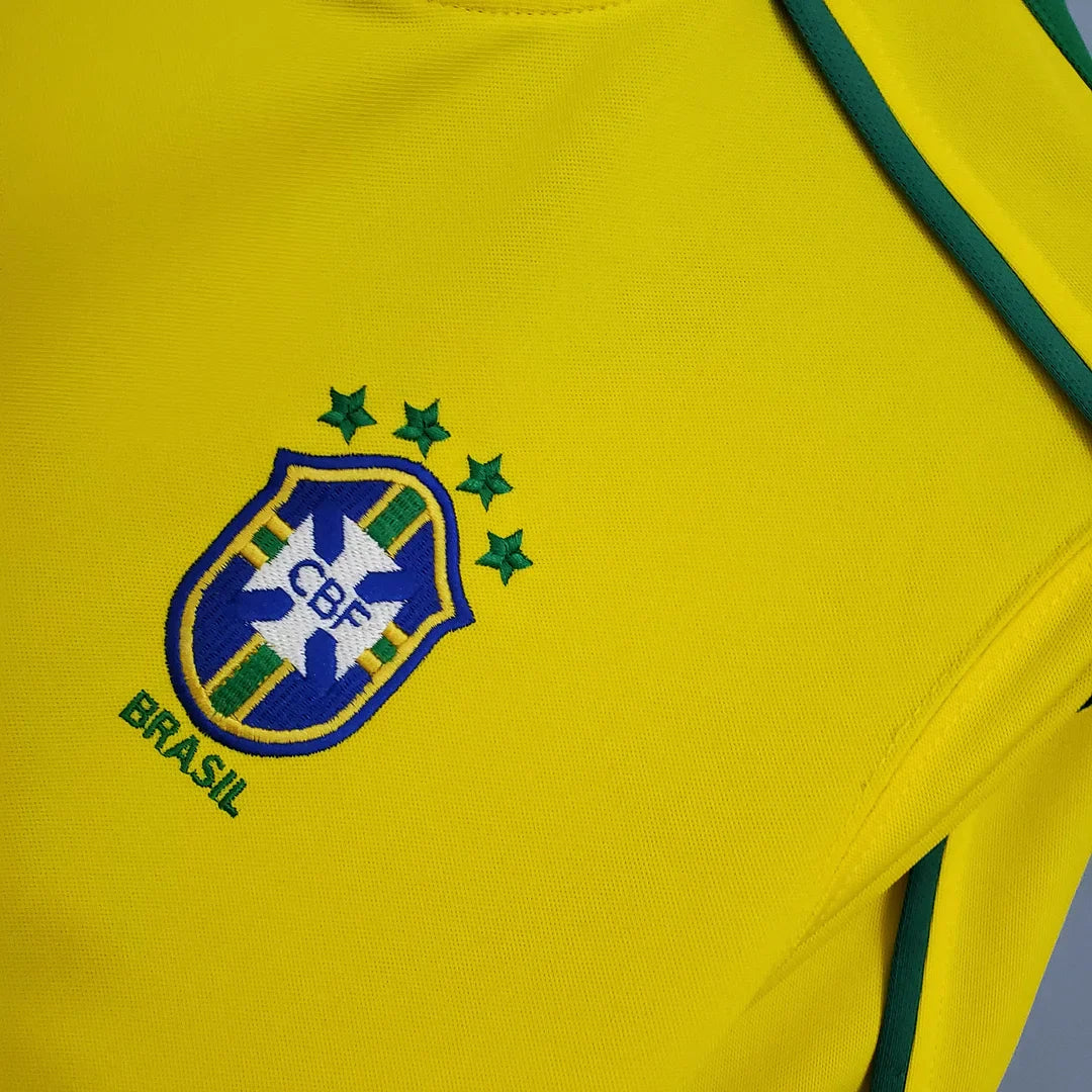 1998 Retro Brazil Home Football Shirt